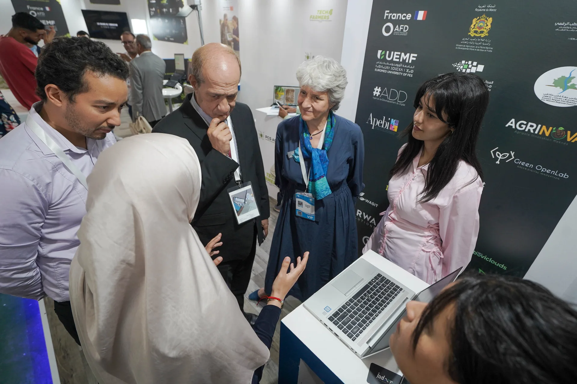 Stand Tech4Farmers de l'EIC au SIAM 2026 — startups AgriTech présentant leurs solutions